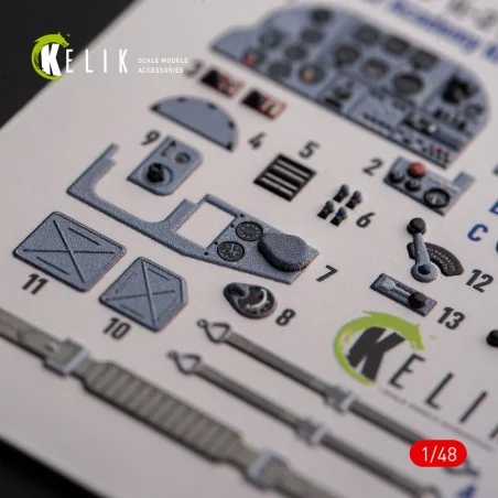 IL-2M3 - interior 3D decals for Academy/Accurate Miniatures kit, 1/...