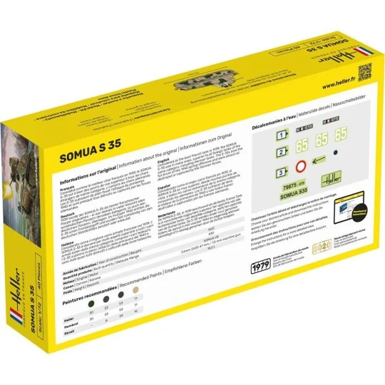 Somua S35, 1/72 - Heller 79875 Somua S35, 1/72 - Heller 79875