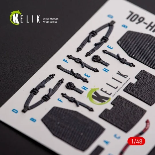 MH-60L Black Hawk - interior 3D decals for ICM kit, 1/48 - Kelik K4...