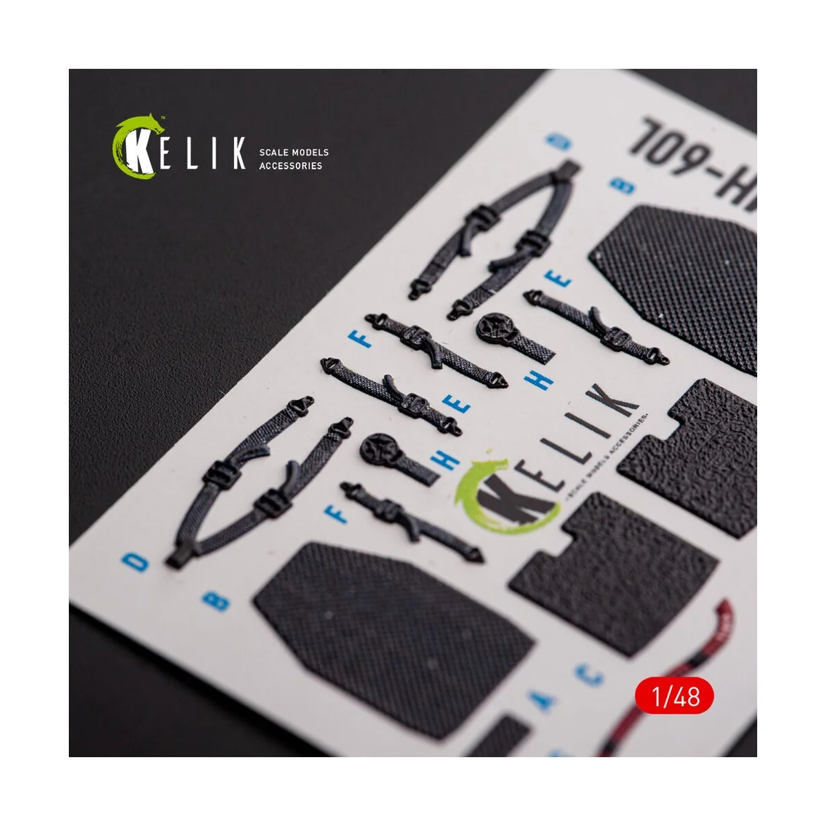 MH-60L Black Hawk - interior 3D decals for ICM kit, 1/48 - Kelik K4...