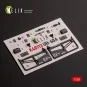 UH-60A Black Hawk - Type 1 interior 3D decals for ICM kit, 1/48 - K...