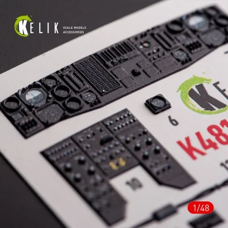 UH-60A Black Hawk - Type 1 interior 3D decals for ICM kit, 1/48 - K...