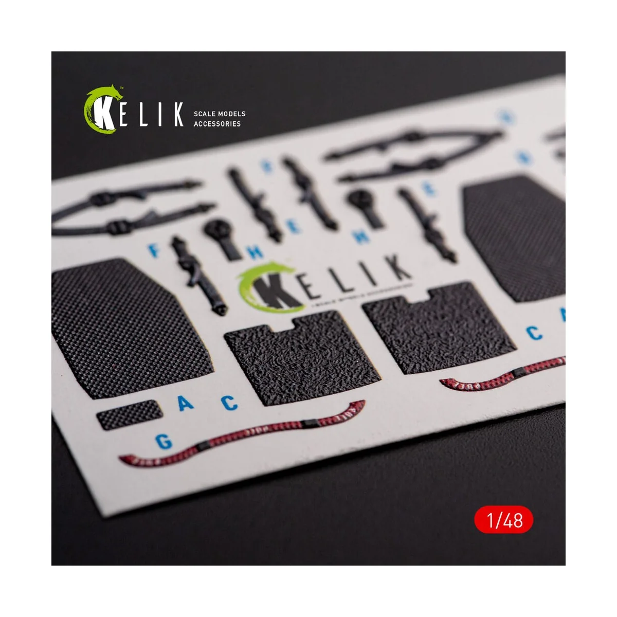 UH-60A Black Hawk - Type 1 interior 3D decals for ICM kit, 1/48 - K...