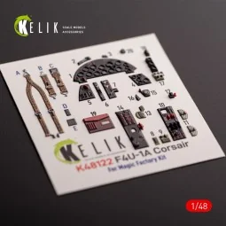F4U-1A Corsair - interior 3D decals for Magic Factory kit, 1/48 - K... 2