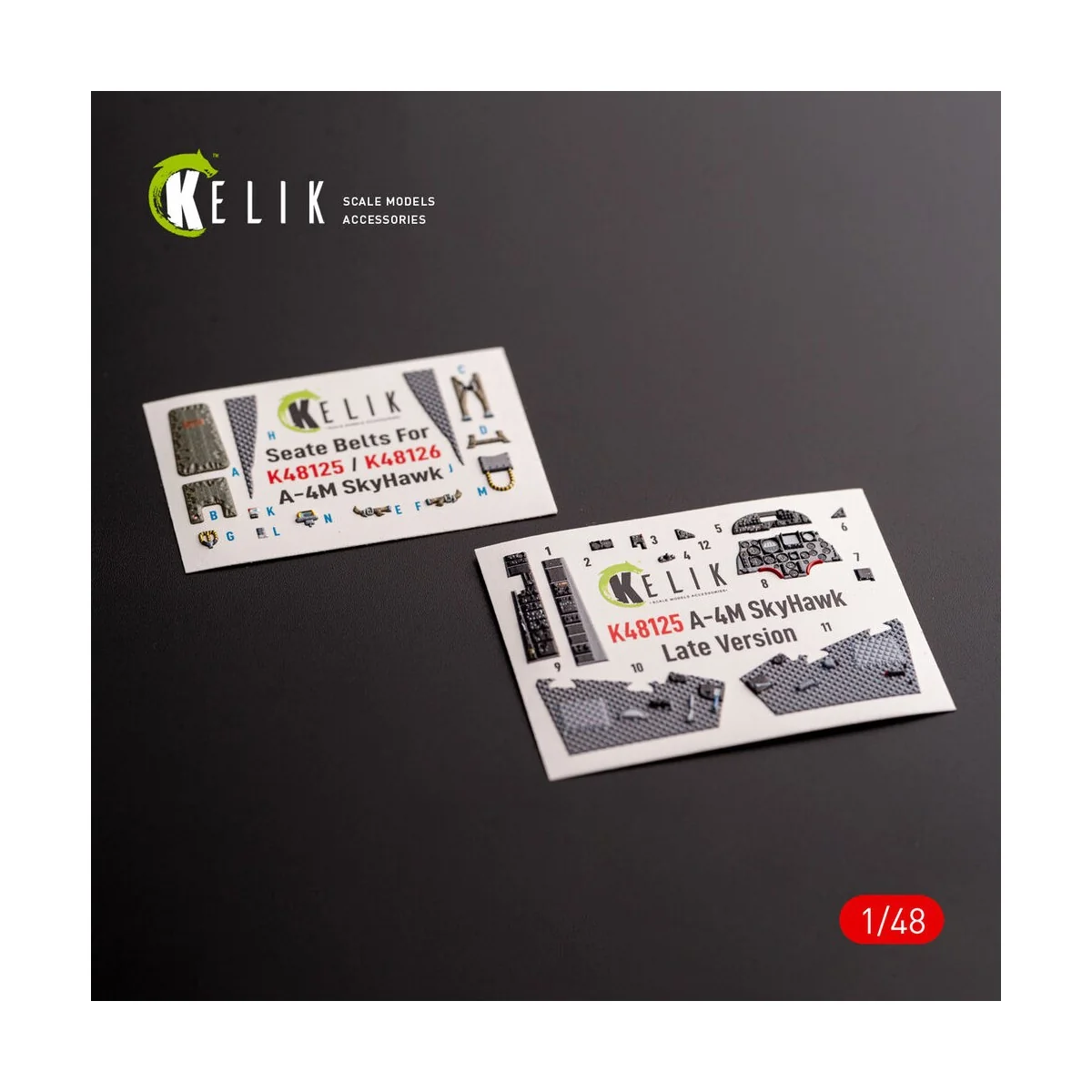 A-4M Late production- interior 3D decals for Magic Factory kit, 1/4...