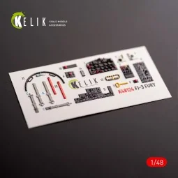 FJ-3 - interior 3D decals for Zimi Model/KittyHawk kit kit, 1/48 - ... 2