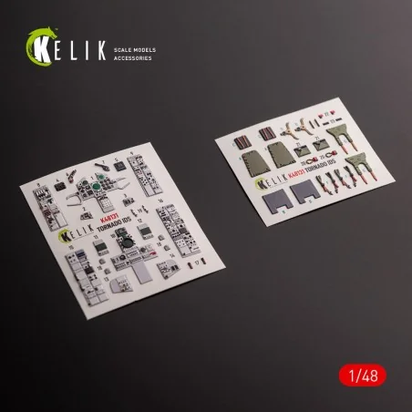 Tornado IDS - interior 3D decals for Italeri kit, 1/48 - Kelik K48131
