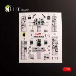 Tornado IDS - interior 3D decals for Italeri kit, 1/48 - Kelik K48131 2