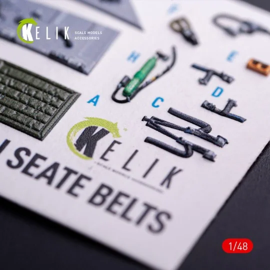 F-16CJ - interior 3D decals for Tamiya kit, 1/48 - Kelik K48127