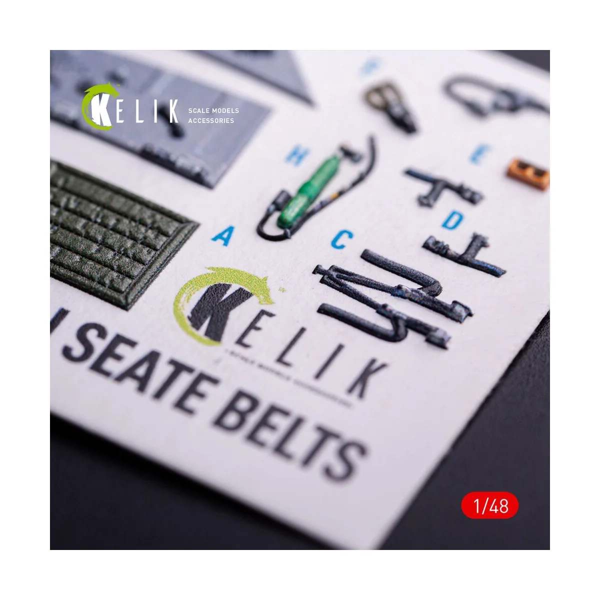 F-16CJ - interior 3D decals for Tamiya kit, 1/48 - Kelik K48127