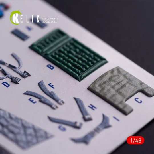 A-10C - interior 3D decals for GWH kit, 1/48 - Kelik K48133