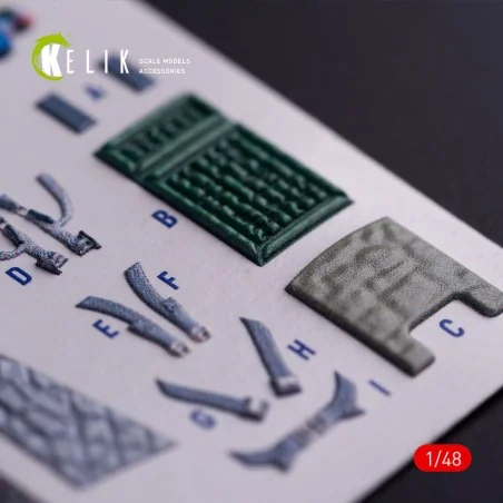 A-10C - interior 3D decals for GWH kit, 1/48 - Kelik K48133