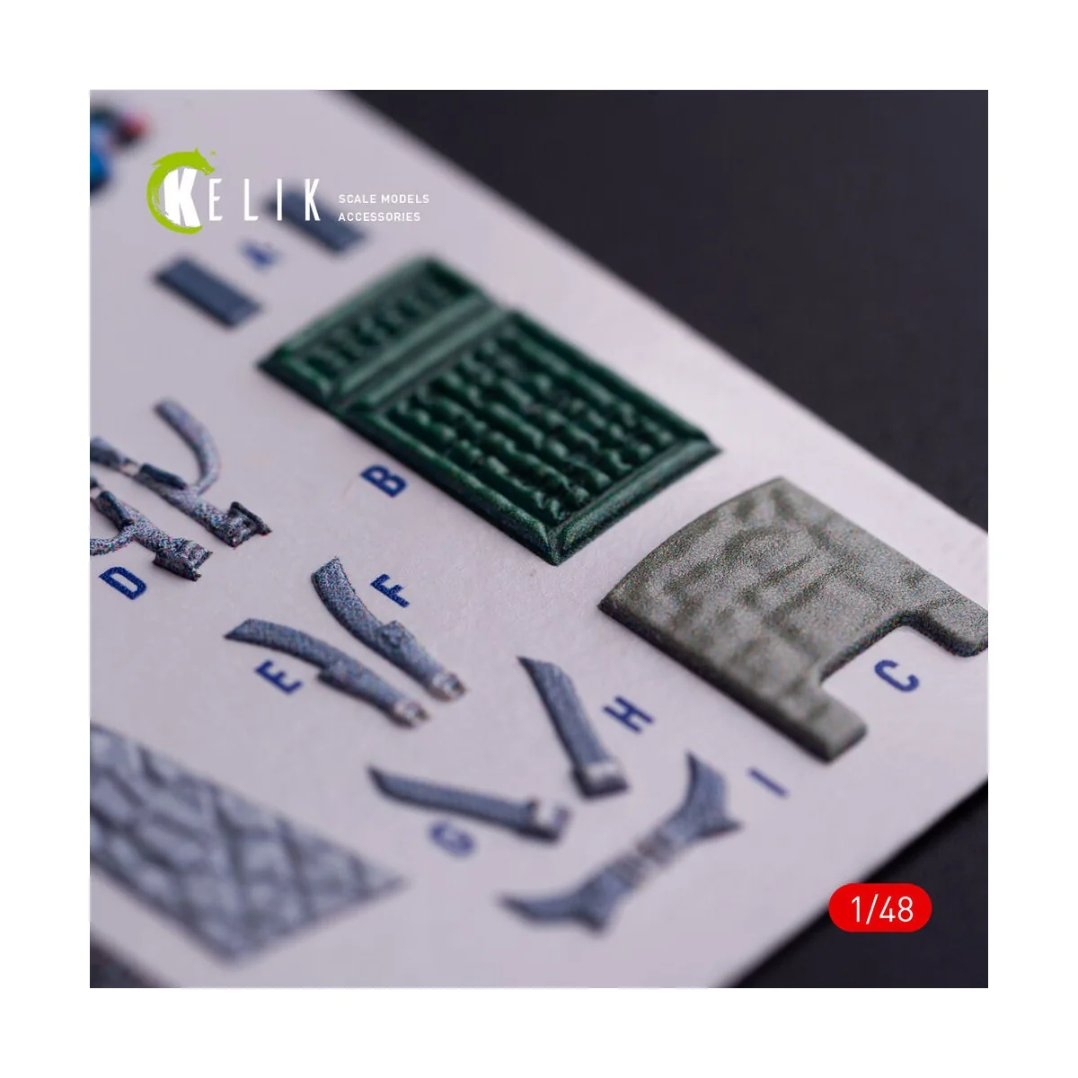 A-10C - interior 3D decals for GWH kit, 1/48 - Kelik K48133