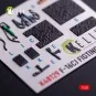 F-16CJ - interior 3D decals for Hasegawa kit, 1/48 - Kelik K48129