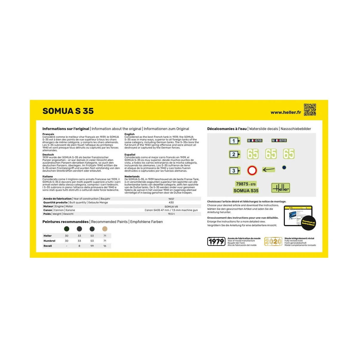 Somua S35 - Heller 79875