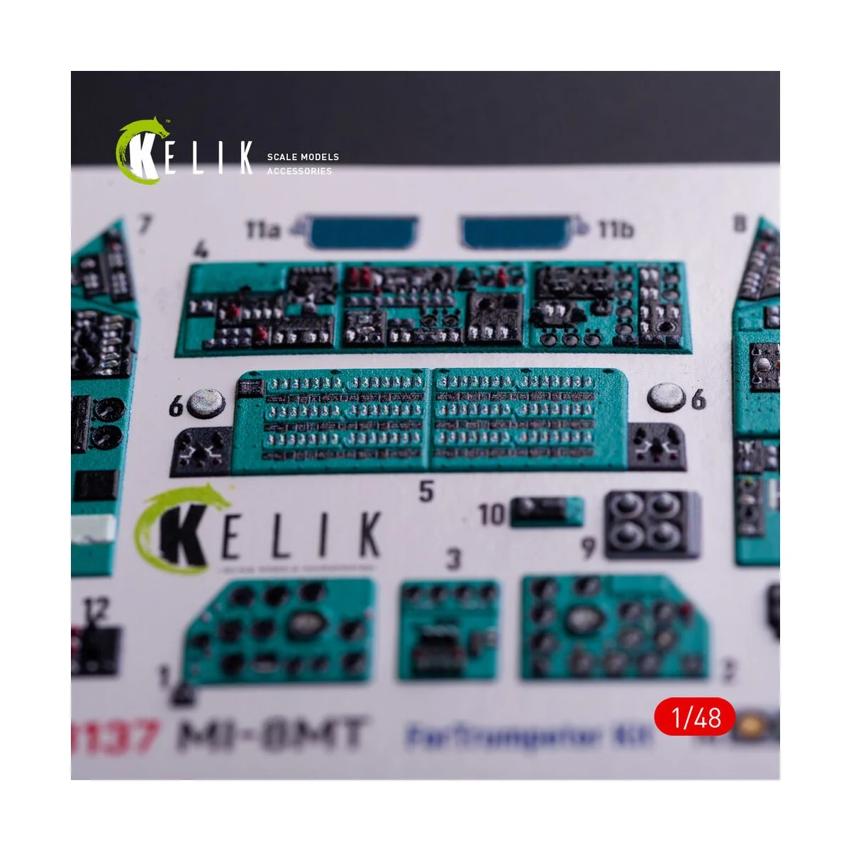 Mi-8MT - interior 3D decals for Trumpeter kit, 1/48 - Kelik K48137