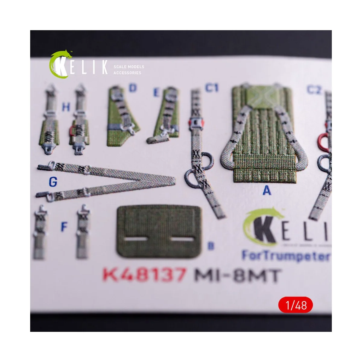 Mi-8MT - interior 3D decals for Trumpeter kit, 1/48 - Kelik K48137