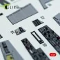 F-106A Delta Dart - interior 3D decals for Trumpeter kit, 1/48 - Ke...