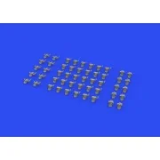 WWII German clamps Type 1 PRINT - Eduard Accessories 635017