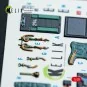 Harrier GR1/GR3 interior 3D decals for Kinetic kit, 1/48 - Kelik K4...