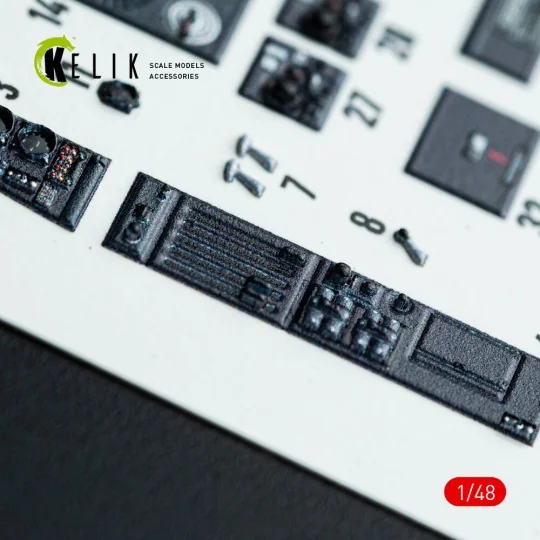 Do-217 K/M - interior 3D decals for ICM kit, 1/48 - Kelik K48142