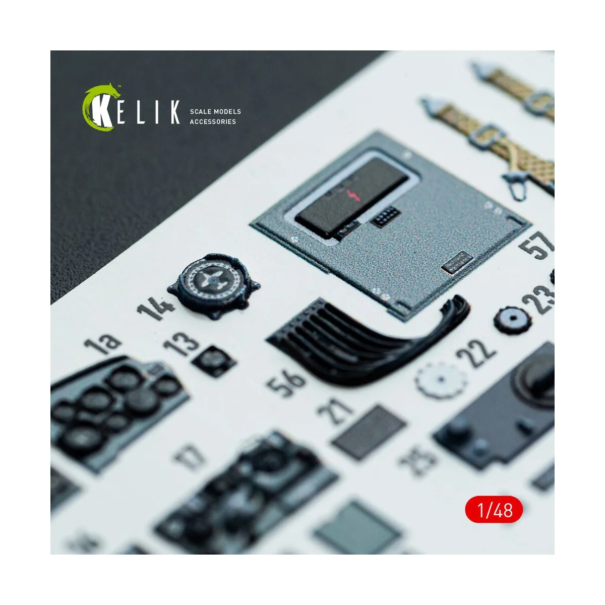 Do-217 N/J - interior 3D decals for ICM kit, 1/48 - Kelik K48143