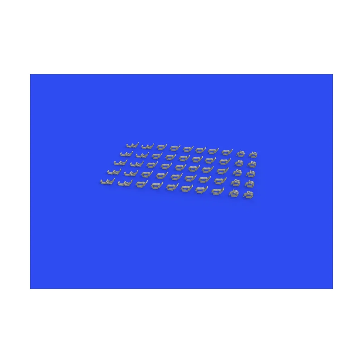 WWII German clamps Type 2 PRINT for, 1/35 - Eduard Accessories 635021