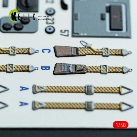 Do-217 N/J - interior 3D decals for ICM kit, 1/48 - Kelik K48143