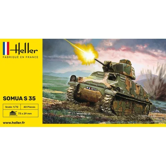Somua S35, 1/72 - Heller 79875 Somua S35, 1/72 - Heller 79875