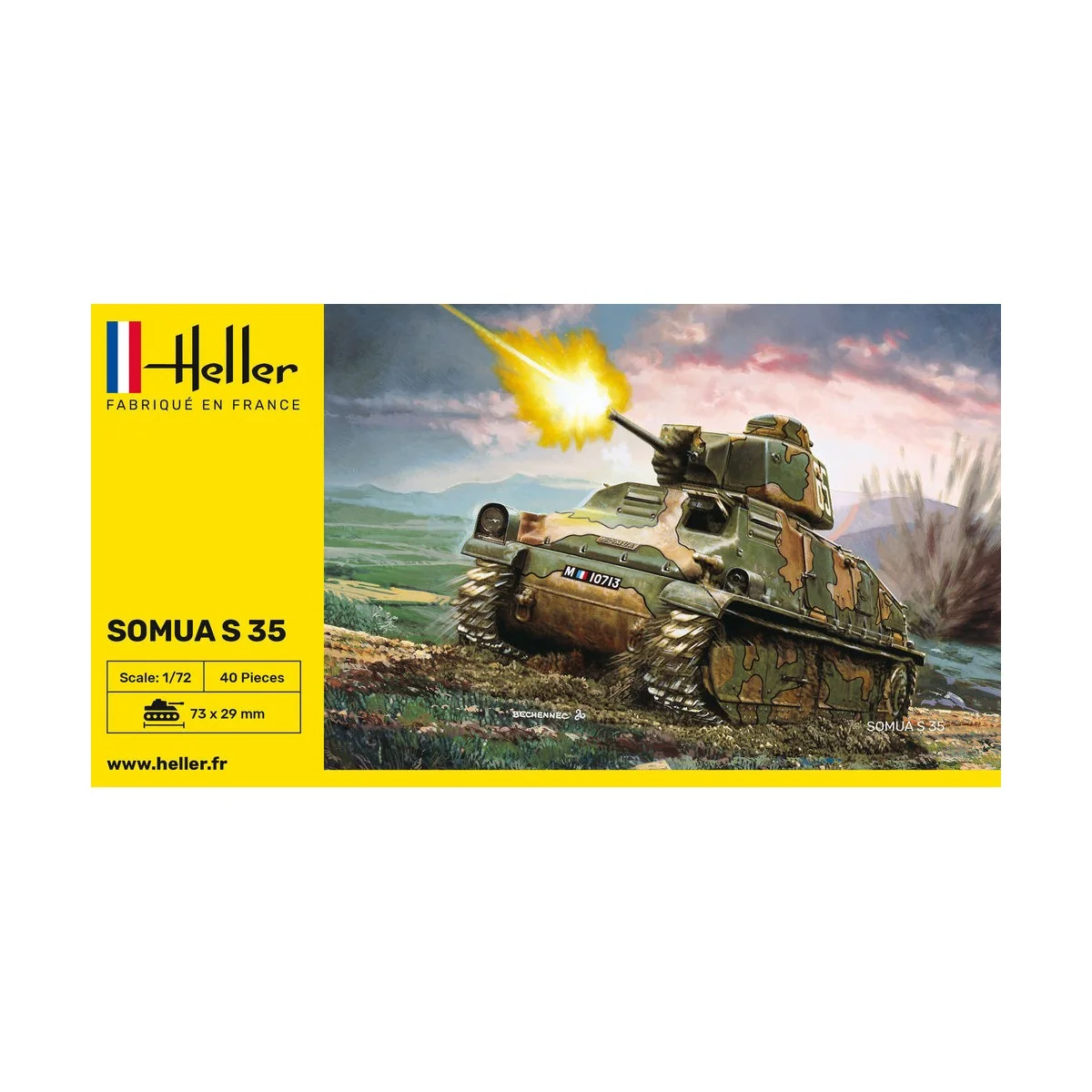 Somua S35, 1/72 - Heller 79875 Somua S35, 1/72 - Heller 79875