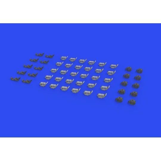 WWII German clamps Type 2 PRINT for, 1/35 - Eduard Accessories 635021