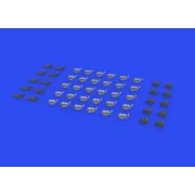 WWII German clamps Type 2 PRINT for, 1/35 - Eduard Accessories 635021