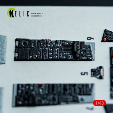 F-4J/S - interior 3D decals for Hasegawa kit, 1/48 - Kelik K48147