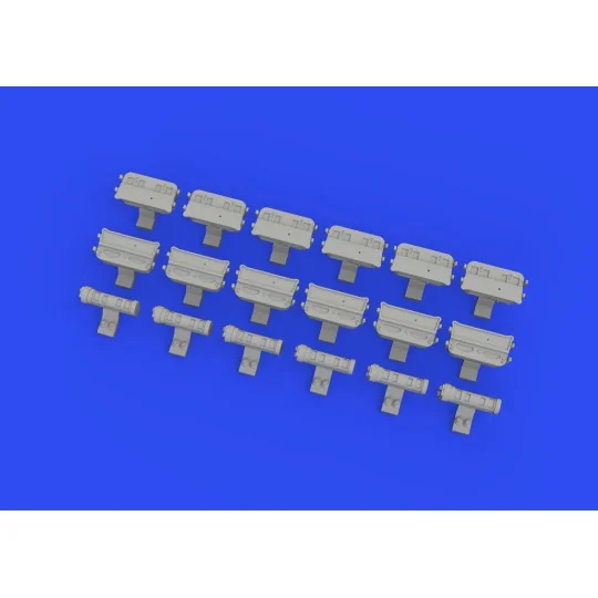 WWII German NOTEK rear lights PRINT 1/35 for - Eduard Accessories 6...