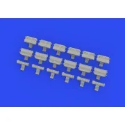 WWII German NOTEK rear lights PRINT 1/35 for - Eduard Accessories 6...