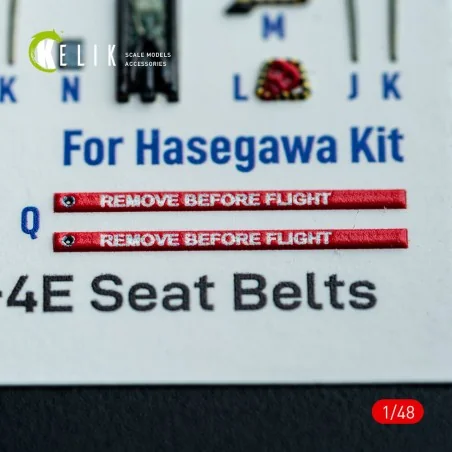 RF-4E - interior 3D decals for Hasegawa kit, 1/48 - Kelik K48146