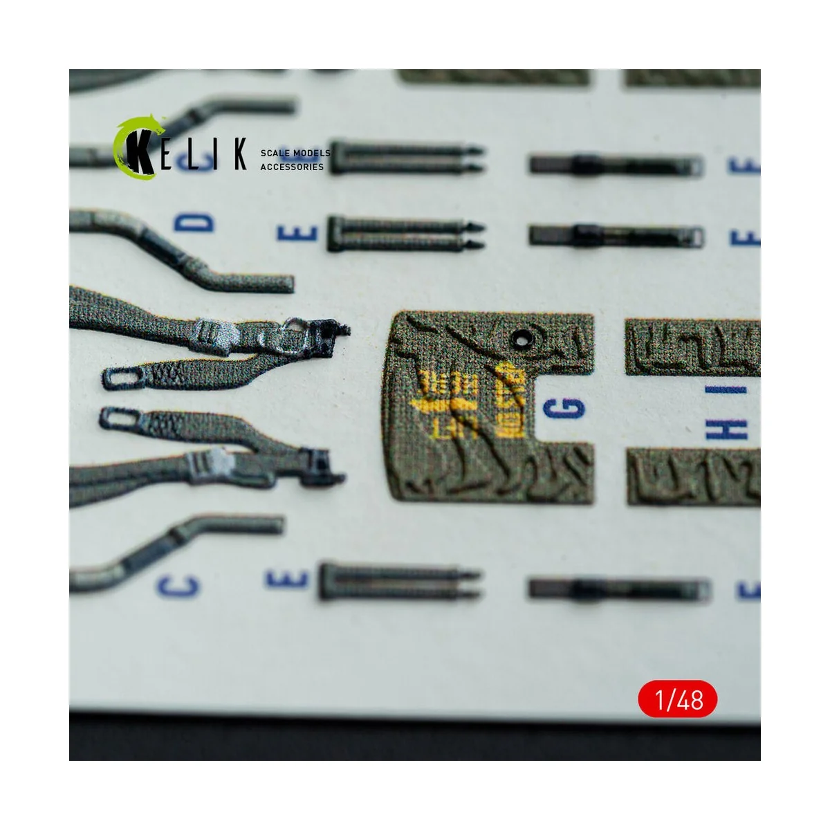 F-4E - interior 3D decals for Hasegawa kit, 1/48 - Kelik K48148