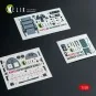 AV-8A HARRIER (Early) - interior 3D decals for Kinetic kit, 1/48 - ...