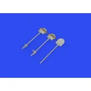 WWII German shovels PRINT, 1/35 - Eduard Accessories 635025