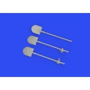 WWII German shovels PRINT, 1/35 - Eduard Accessories 635025