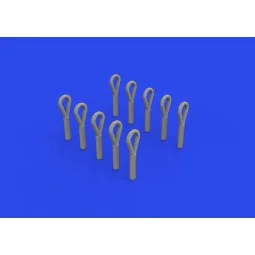 WWII German towing cable eyes PRINT, 1/35 - Eduard Accessories 635027