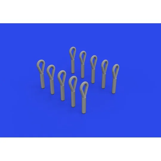 WWII German towing cable eyes PRINT, 1/35 - Eduard Accessories 635027