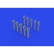 WWII German towing cable eyes PRINT 1/35 - Eduard Accessories 635027