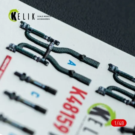 F-14D - interior 3D decals for GWH kit, 1/48 - Kelik K48159