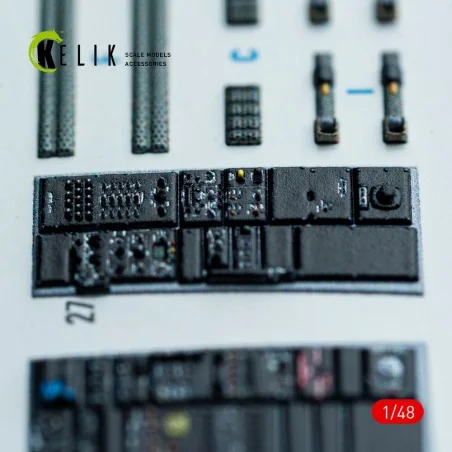 F-14A - interior 3D decals for GWH kit, 1/48 - Kelik K48161