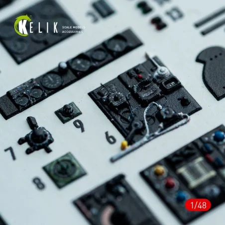 Hampden B.Mk.1 - interior 3D decals for ICM kit, 1/48 - Kelik K48162