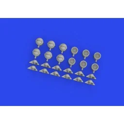 WWII German lamp headlights PRINT 1/35 - Eduard Accessories 635029