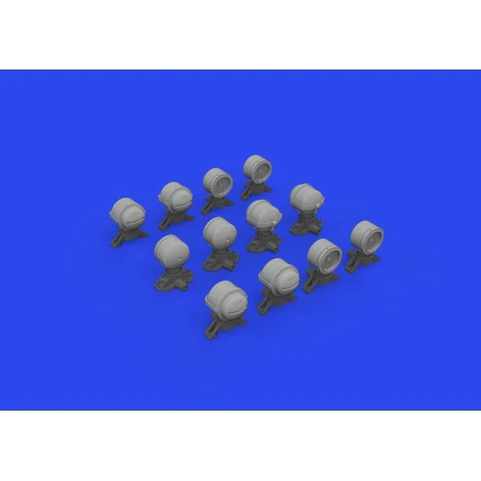 WWII German lamp headlights PRINT, 1/35 - Eduard Accessories 635029