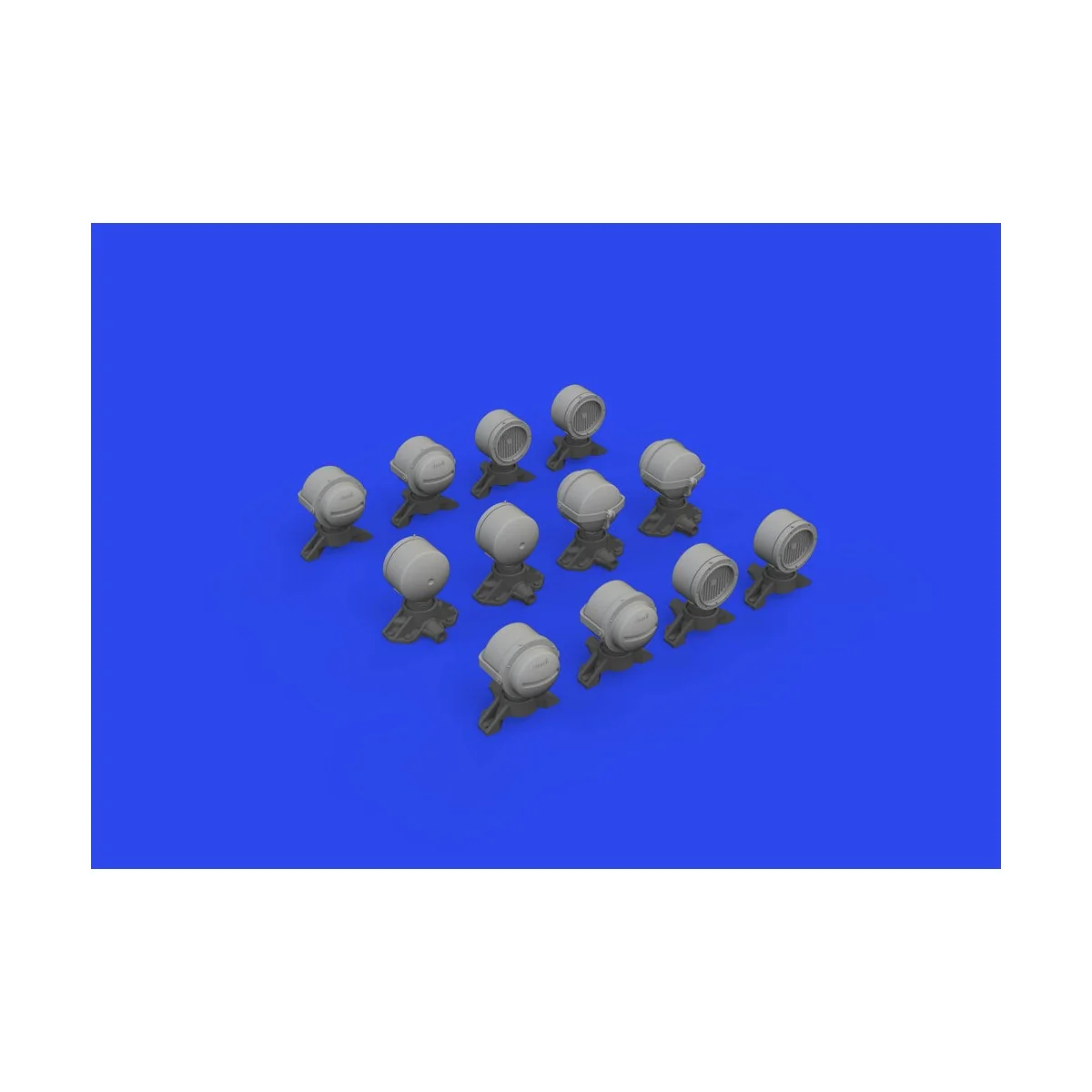 WWII German lamp headlights PRINT 1/35 - Eduard Accessories 635029