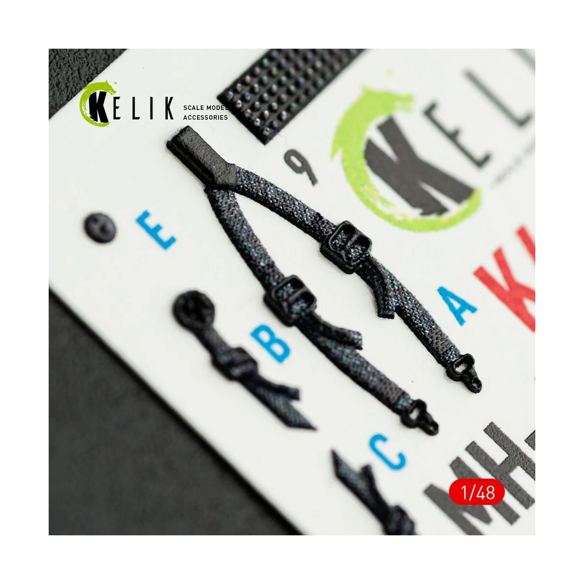 MH-6J Little Bird - interior 3D decals for ICM kit, 1/48 - Kelik K4...